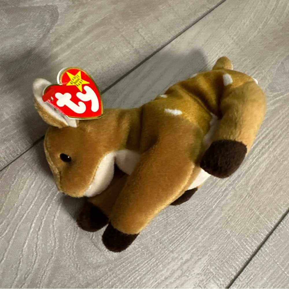 Ty Beanie Baby Lot 8 1990’s Jabber Stretch Whisper Bernie Goatee Canyon Mel Stin - Picture 4 of 16